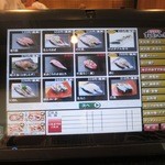 すし食いねぇ！ - 注文は全てタブレットです。わかりやすい。