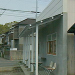 イイジマ コーヒー - 駐車場側からのテラス席