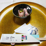 長島 - 手づくりの箸袋が目を引きます<2014.04>