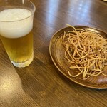 石臼挽き手打ち蕎麦 高はし - ビール