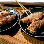 鳥匠 - しめじ巻き、えのき巻き