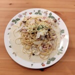 カフェ ケープコッド - 料理写真:4種キノコとベーコン