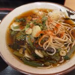 そばよし - 赤い粉をかけてブースト。