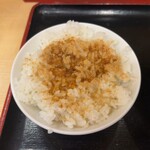 そばよし - おかかご飯(ﾟдﾟ)ｳﾏｰ