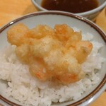 天ぷら定食 まきの - 海老とイカの寄せ揚げで天ばら