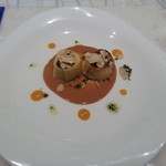 クイントカント - 本日のパスタ１：赤エビとレンズ豆のパスタ