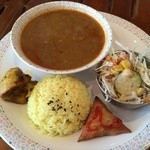 Akasu - こっちはBランチ カレーはキーマにしました。