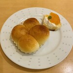 ブーランジェリ･エ･カフェ　オブジェ - 食べ放題4巡目♡ミルクシュガー♡気まぐれフルーツデニッシュ♡