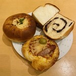 ブーランジェリ･エ･カフェ　オブジェ - 食べ放題1巡目♡タマゴサラダパン♡牛乳食♡スペシャルチョコレート♡イタリアーノ♡