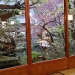 うかい鳥山 - 個室の窓から。