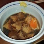 KOU - 豚の角煮・煮玉子・辛子