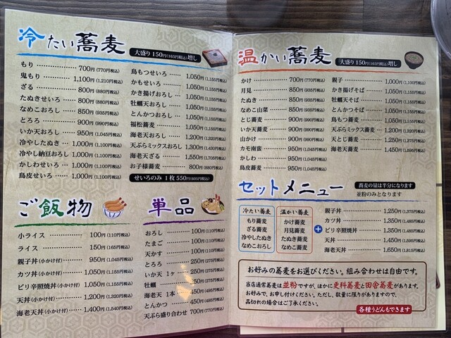 口コミ一覧 : 手打ちそば 福松 峰延店 - 峰延/そば [食べログ]