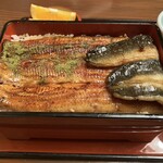 神田きくかわ - 山椒を振りかける