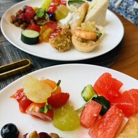 アトモス･イタリアンダイニング - スパイシーなサラダやセイボリーも豊富✨飽きさせません(ღ✪ｖ✪)
