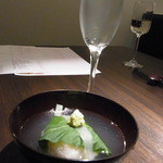 わいん - 椀と日本酒の福島の会津中将（７５６円）