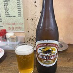 ささのや - キリンラガー中瓶。