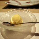 鮨 品川 - デザート（バニラアイス