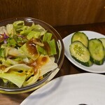 キッチン ブルー グローブ - サラダ、お新語のアップ