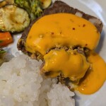 キッチン ブルー グローブ - テリーヌをカット