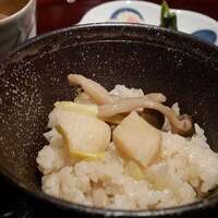 三瀧荘 - 帆立の釜炊きご飯