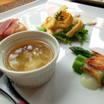 手打ち蕎麦とフレンチの やな木 - ＜2014年4月＞アミューズ盛り合わせ