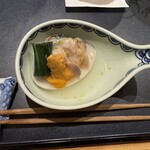 いち井 - 蛤、ウニ、ほうれん草！濃厚とろみソース！