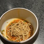 イチリン ハナレ - 最後に山椒いり麺