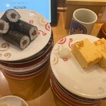 回転寿し トリトン - かんぴょう巻き　厚焼玉子（冷）