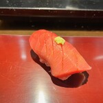 築地 男前鮓 - 男前中トロ