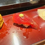 築地 男前鮓 - 赤身