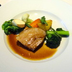 ル ボークープ - 沖縄ロイヤルポーク　バラ肉のキャラメリゼ