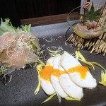 Kamadoka - 鶏の冷製三種盛り逢わせ(14.4)