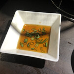 炭火焼肉 焼きしゃぶ にく式 - ポン酢だったっけ？