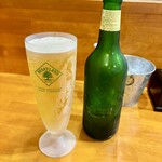 ラーメン 哲史 - 瓶ビール 600円