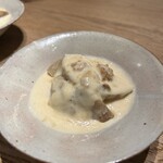 小皿のまぐろとさば。 - 