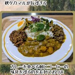 スパイスカレー高丸 - 一度冷めて味が詰まってもなおタカマルらしい美しさ