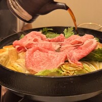先斗町しゃぶしゃぶすき焼き きらく - すき焼き