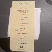 ニシデリア - 本日のメニュー赤色が大阪産のもの！