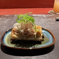 Ji-Cube - ２皿目
                      茄子の生姜ソースがけ