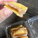 はや川 - 羽二重くるみ切れ端 アップ