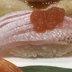 魚力海鮮寿司 - 霜降り真鯛。美味いの一言！