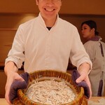 伯雲 - 松茸ご飯と大将