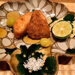 伯雲 - 徳島の白甘鯛と松茸のフライ