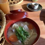 別府おぐら - 朝食のだご汁