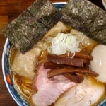 奈つやの中華そば - 奈つやのもちもち雲呑味玉中華そば 1250円