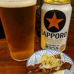 奈つやの中華そば - 黒ラベル(350ml缶) 350円