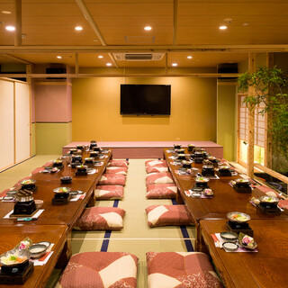 大型宴会場完備≪最大106名≫収容可能な完全個室の宴会場あり