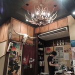 焼肉 ジャンボ - 角シャンデリア