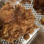 珍豚美人 - 盛り合わせのひれかつアップ