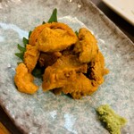 清寿司 - 蒸しウニ